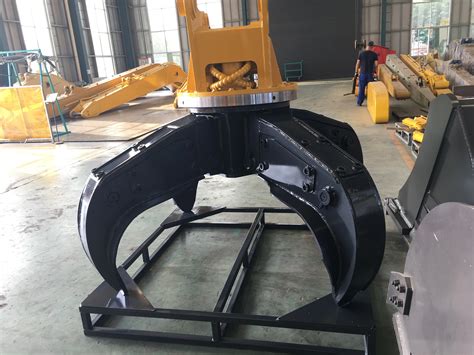 mini excavator claw|scrap grapple attachments for excavators.